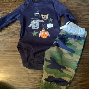 Military boys outfit